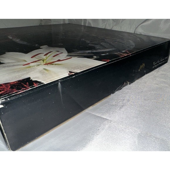 Crystal Clear Studios Sleigh Bells Colored Glass 14’’ Platter Serving Tray w/box - Picture 5 of 9